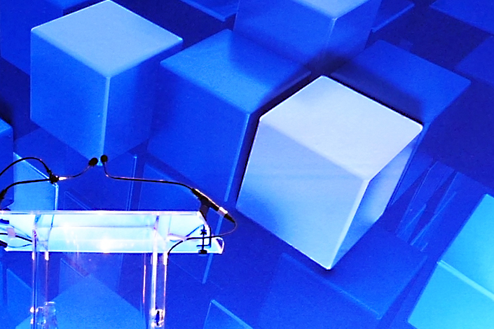 Close up image of cubes