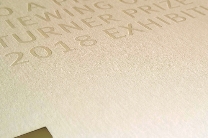 Close-up of Image of invitation card